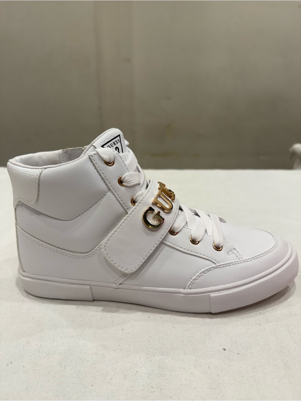 Guess Women's Mizzly High-Top Sneaker Color White